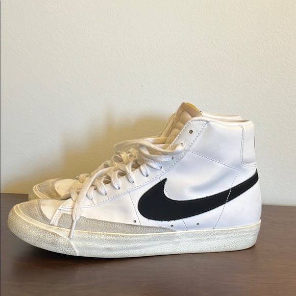 Nike Other - Nike White and Black High-Top Sneakers